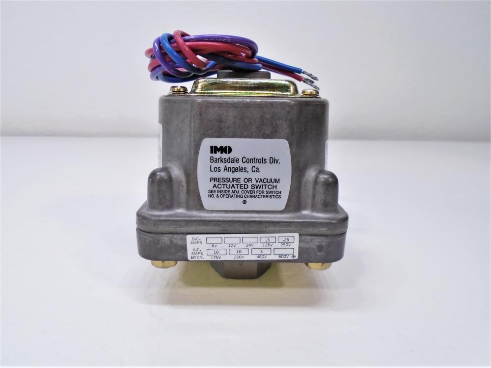 IMO Barksdale D1H-M3SS-P2 Pressure or Vacuum Actuated Switch